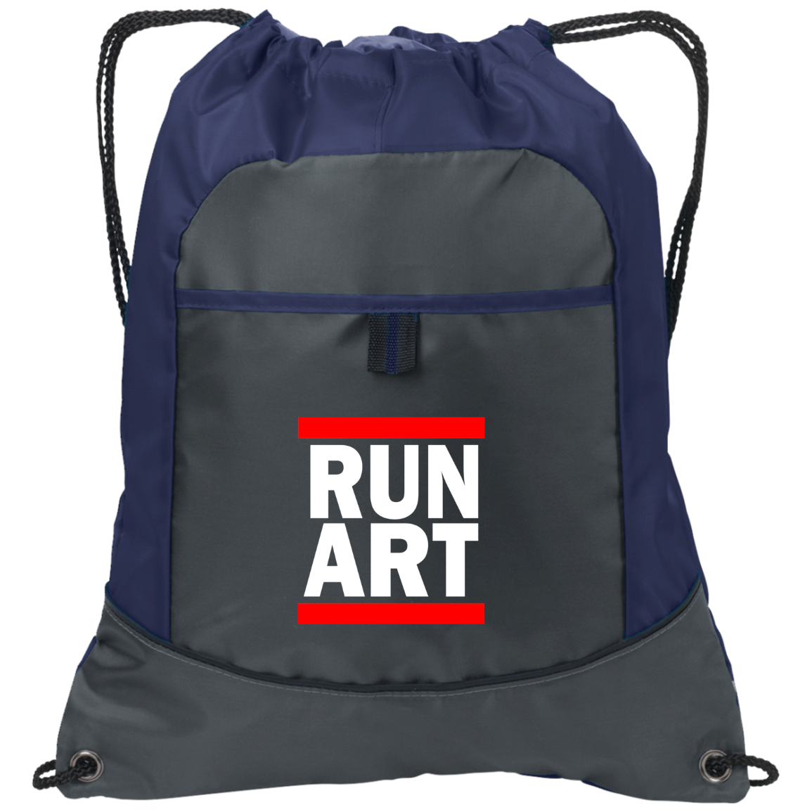 ArtichokeUSA Custom Design. RUN ART. RUN DMC Parody. Pocket Cinch Pack