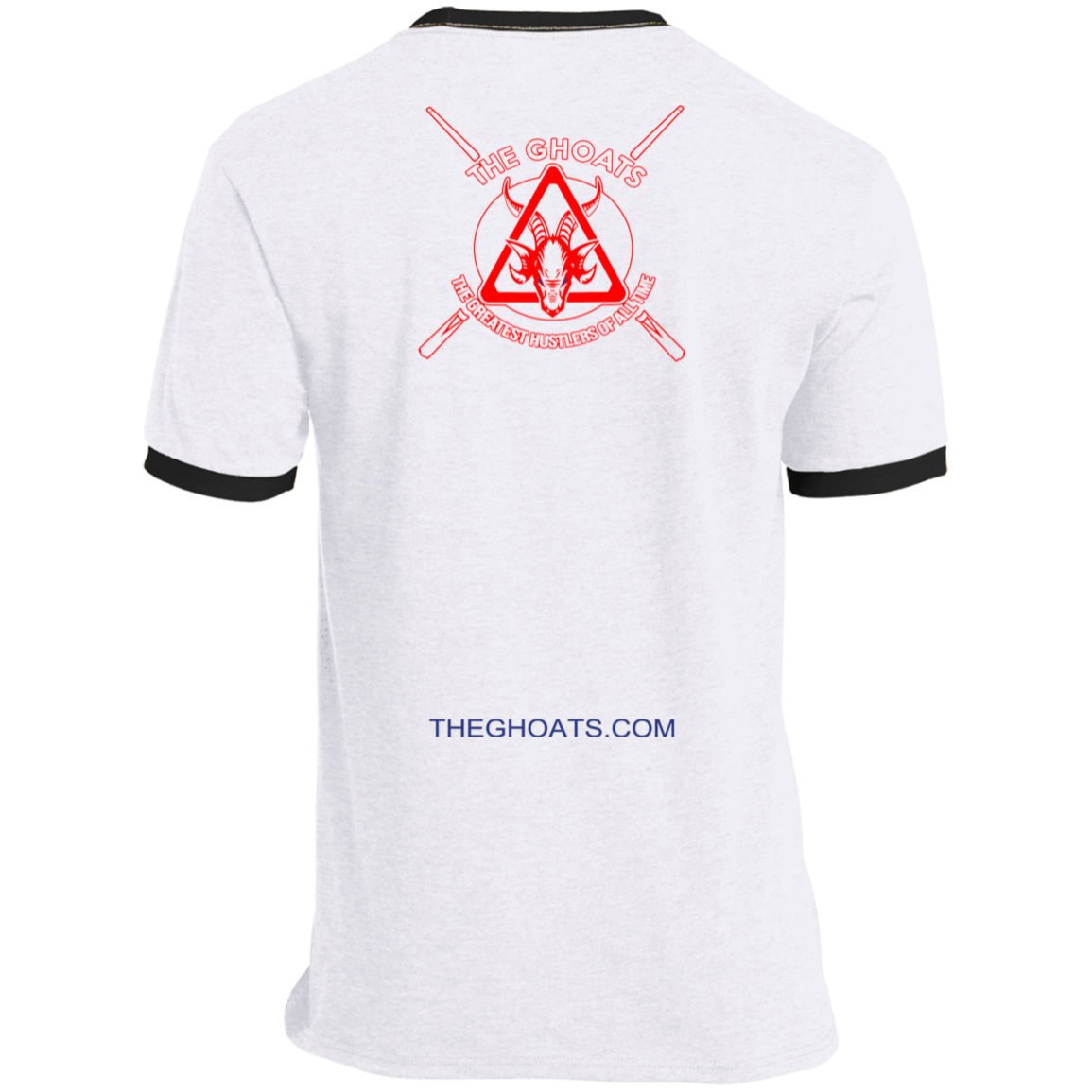 The GHOATS Custom Design. #35 SNOOKER. Ringer Tee