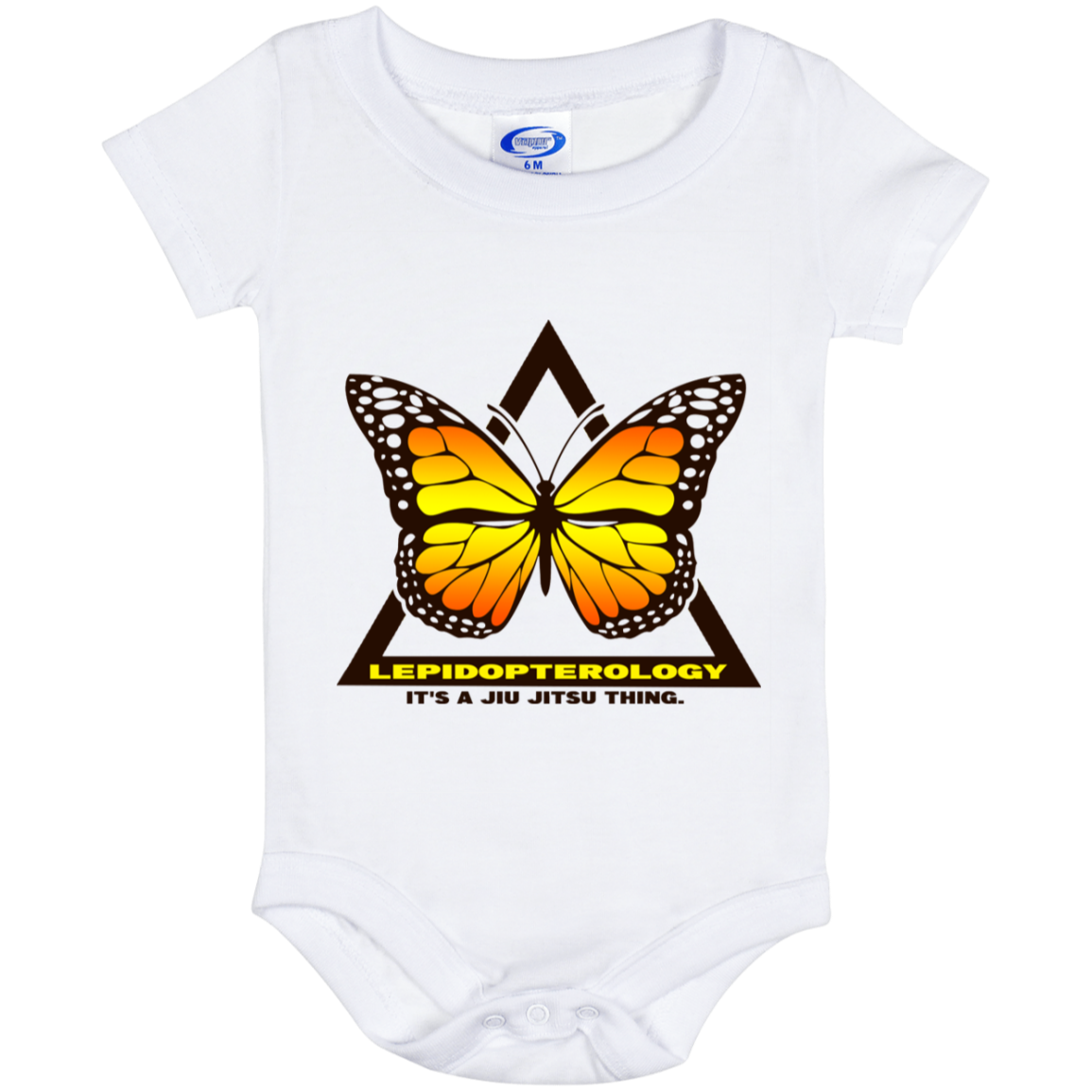Artichoke Fight Gear Custom Design #6. Lepidopterology (Study of butterflies). Butterfly Guard. Baby Onesie 6 Month