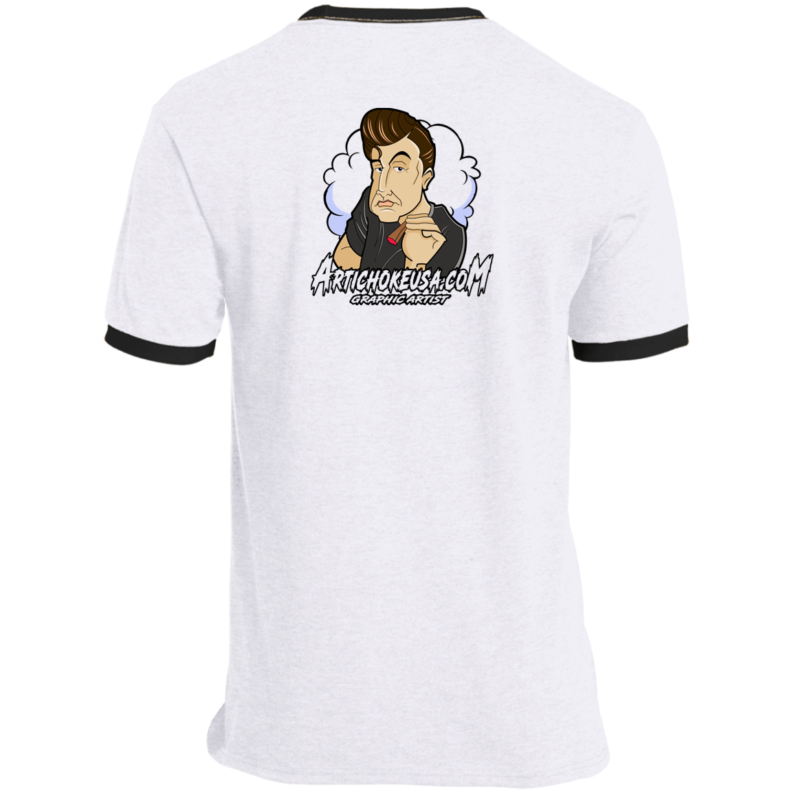 ArtichokeUSA Custom Design. Innovation. Elon Musk Parody Fan Art. Ringer Tee