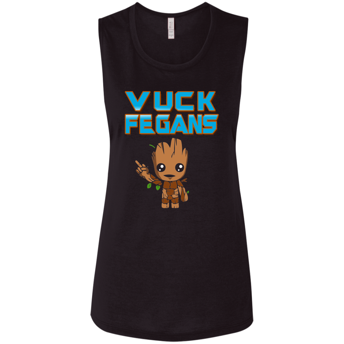 ArtichokeUSA Custom Design. Vuck Fegans. 85% Go Back Anyway. Groot Fan Art. Ladies' Flowy Muscle Tank