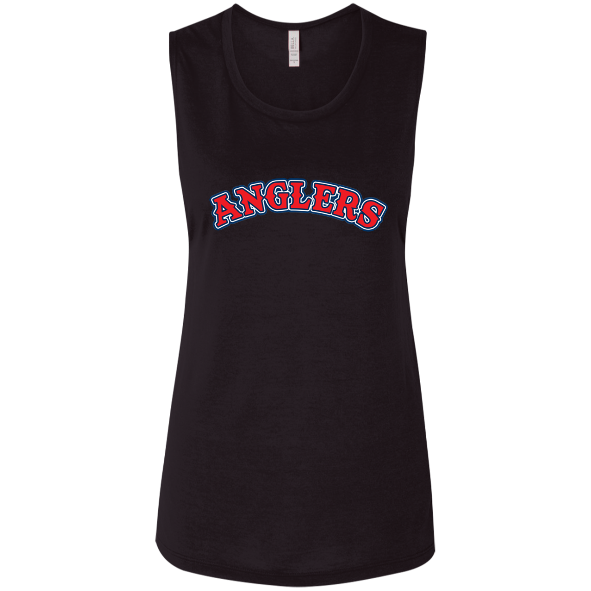 ArtichokeUSA Custom Design. Anglers. Southern California Sports Fishing. Los Angeles Angels Parody. Ladies' Flowy Muscle Tank