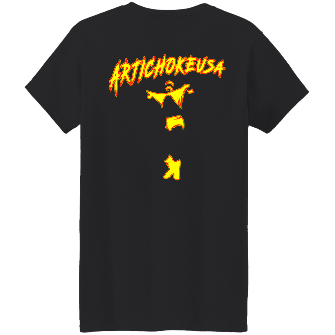 ArtichokeUSA Character and Font Design. Let’s Create Your Own Design Today. Fan Art. The Hulkster. Ladies' 5.3 oz. T-Shirt