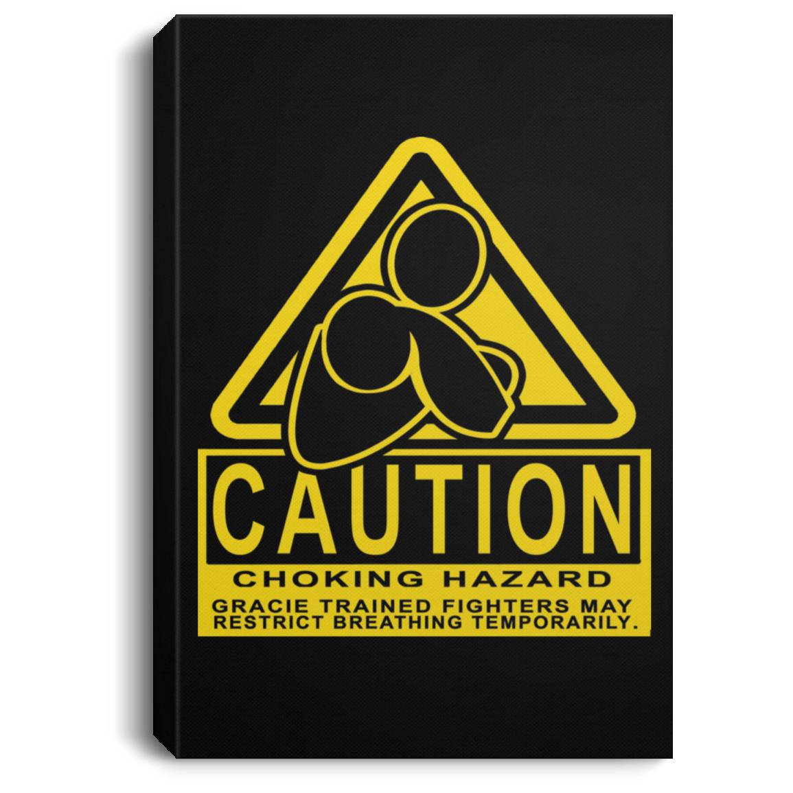 Artichoke Fight Gear Custom Design #7. Choking Hazard. Portrait Canvas .75in Frame