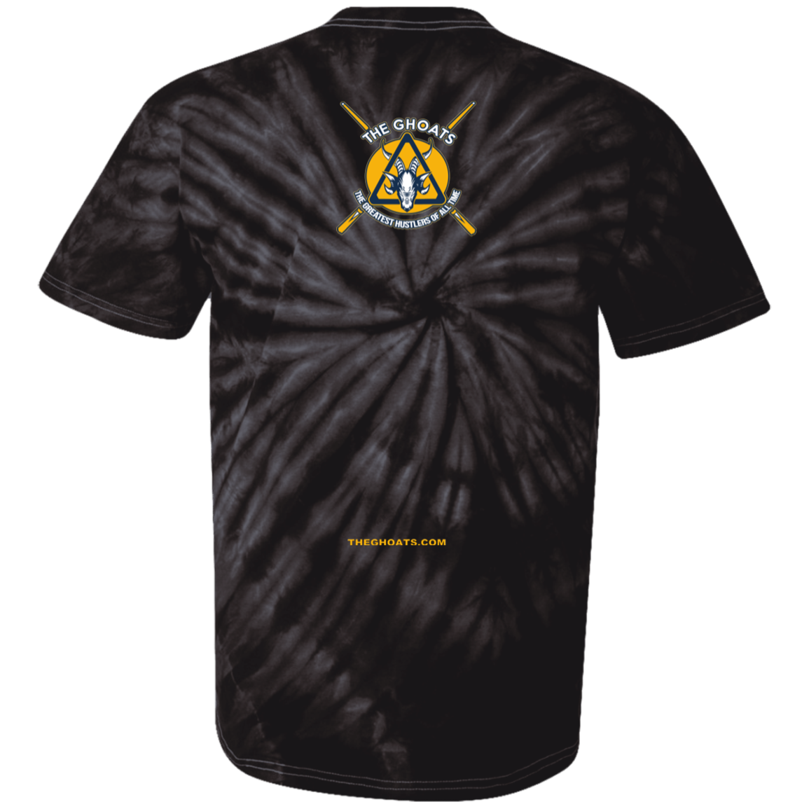 The GHOATS Custom Design. #6 Case by Case Scenario. 100% Cotton Tie Dye T-Shirt