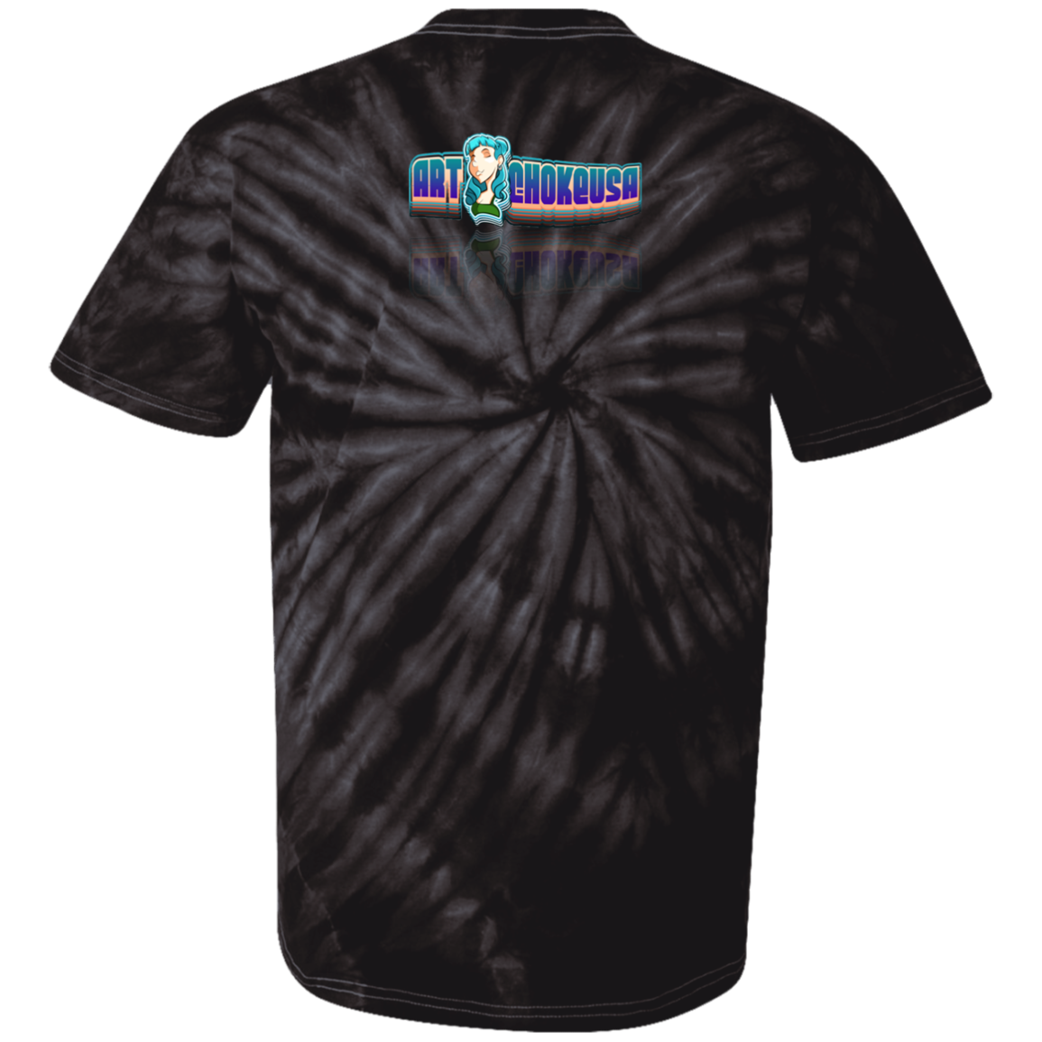 ZZ#10 ArtichokeUSA Characters and Fonts. "Shelly" Let’s Create Your Own Design Today. 100% Cotton Tie Dye T-Shirt
