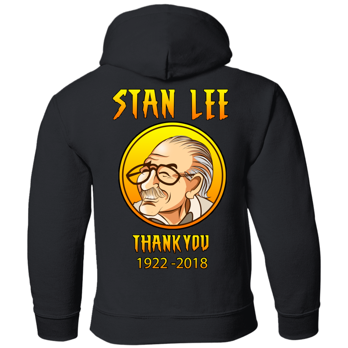 ArtichokeUSA Character and Font design. Stan Lee Thank You Fan Art. Let's Create Your Own Design Today. Youth Hoodie
