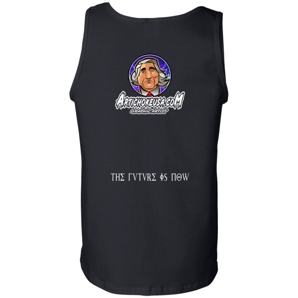 ArtichokeUSA Custom Design. Michio Kaku Fan Art. Men's 100% Cotton Tank Top