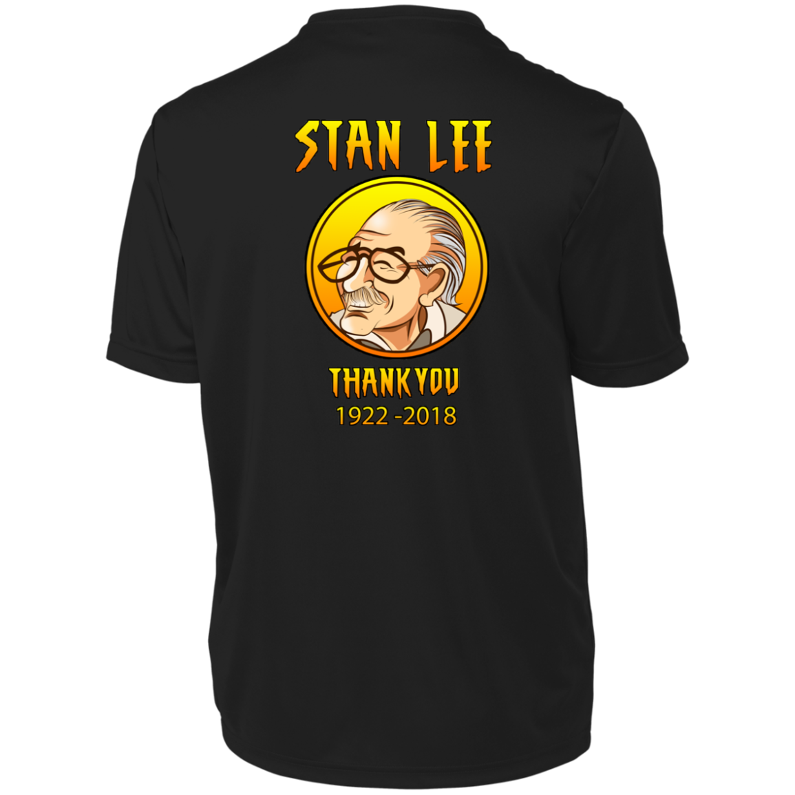 ArtichokeUSA Character and Font design. Stan Lee Thank You Fan Art. Let's Create Your Own Design Today. Men's Moisture-Wicking Tee