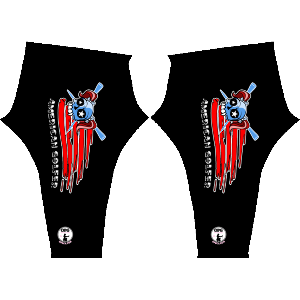 OPG Custom Design #12. American Golfer. Female Edition. All Over Print Leggings