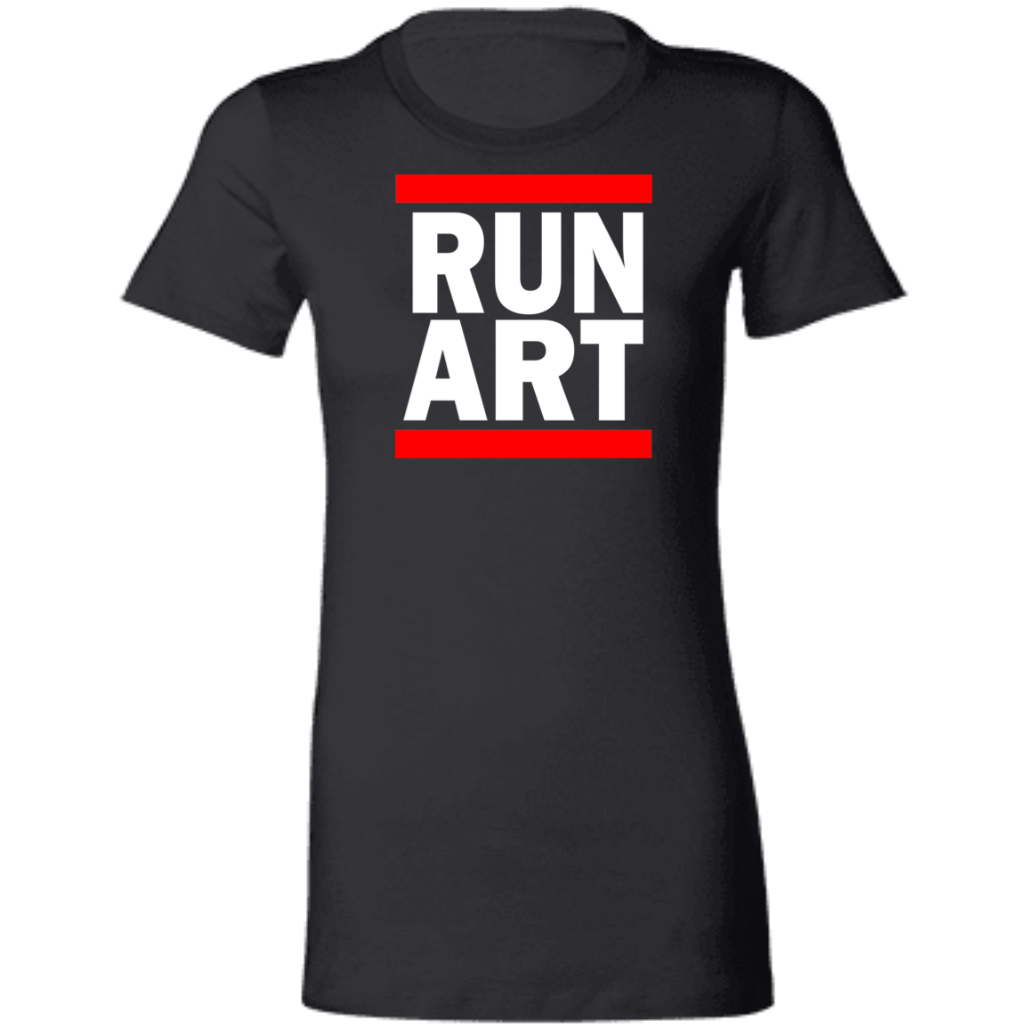 ArtichokeUSA Custom Design. RUN ART. RUN DMC Parody. Ladies' Favorite T-Shirt