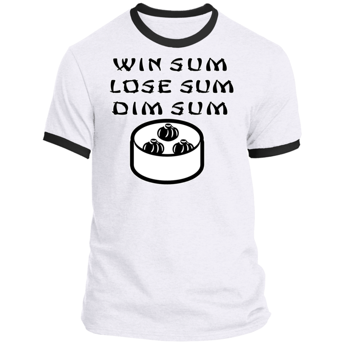 ArtichokeUSA Custom Design. Win Sum Lose Some. Dim Sum. Ringer Tee