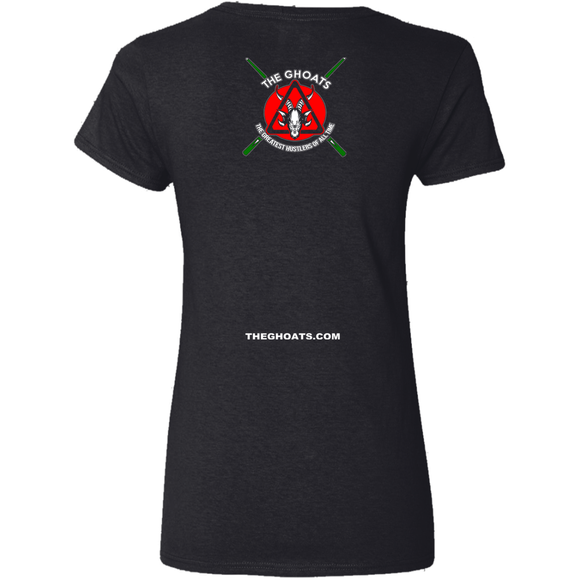 The GHOATS Custom Design #21. No Mames Billar. (Spanish Translation: You've got to be kidding. Pool). Ladies' Basic V-Neck T-Shirt