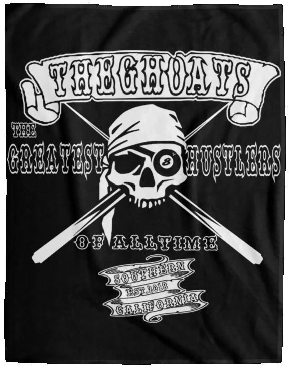 The GHOATS Custom Design. #4 Motorcycle Club Style. Ver 2/2. Fleece Blanket - 60x80