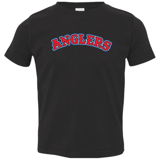 ArtichokeUSA Custom Design. Anglers. Southern California Sports Fishing. Los Angeles Angels Parody. Toddler Jersey T-Shirt