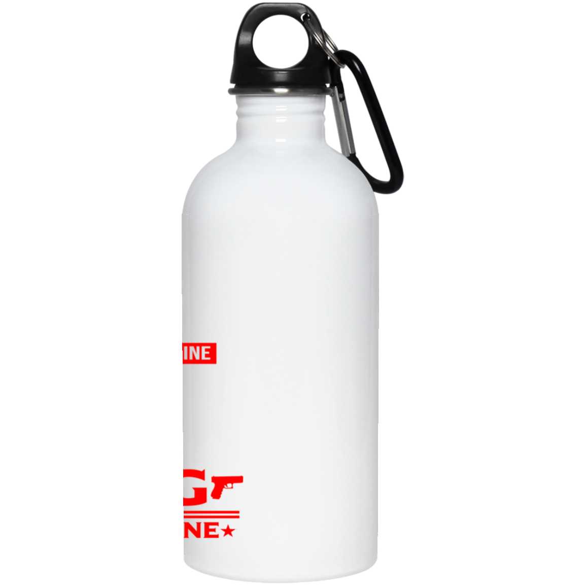 OPG Custom Design #16. Get My Nine. Male Version. 20 oz. Stainless Steel Water Bottle