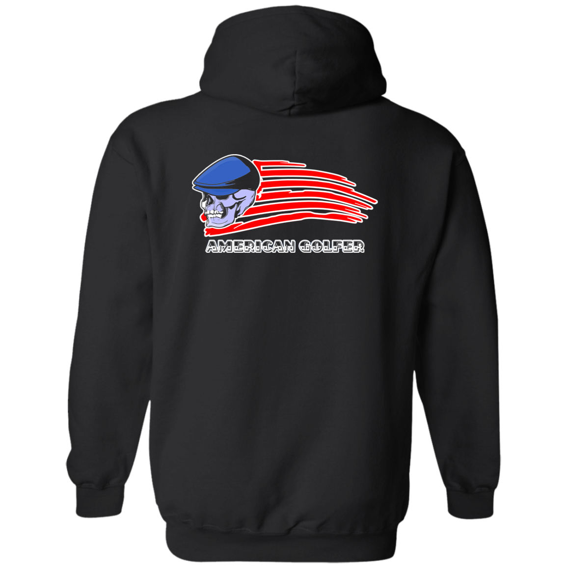 OPG Custom Design #12. Golf America. Male Edition. Zip Up Hooded Sweatshirt