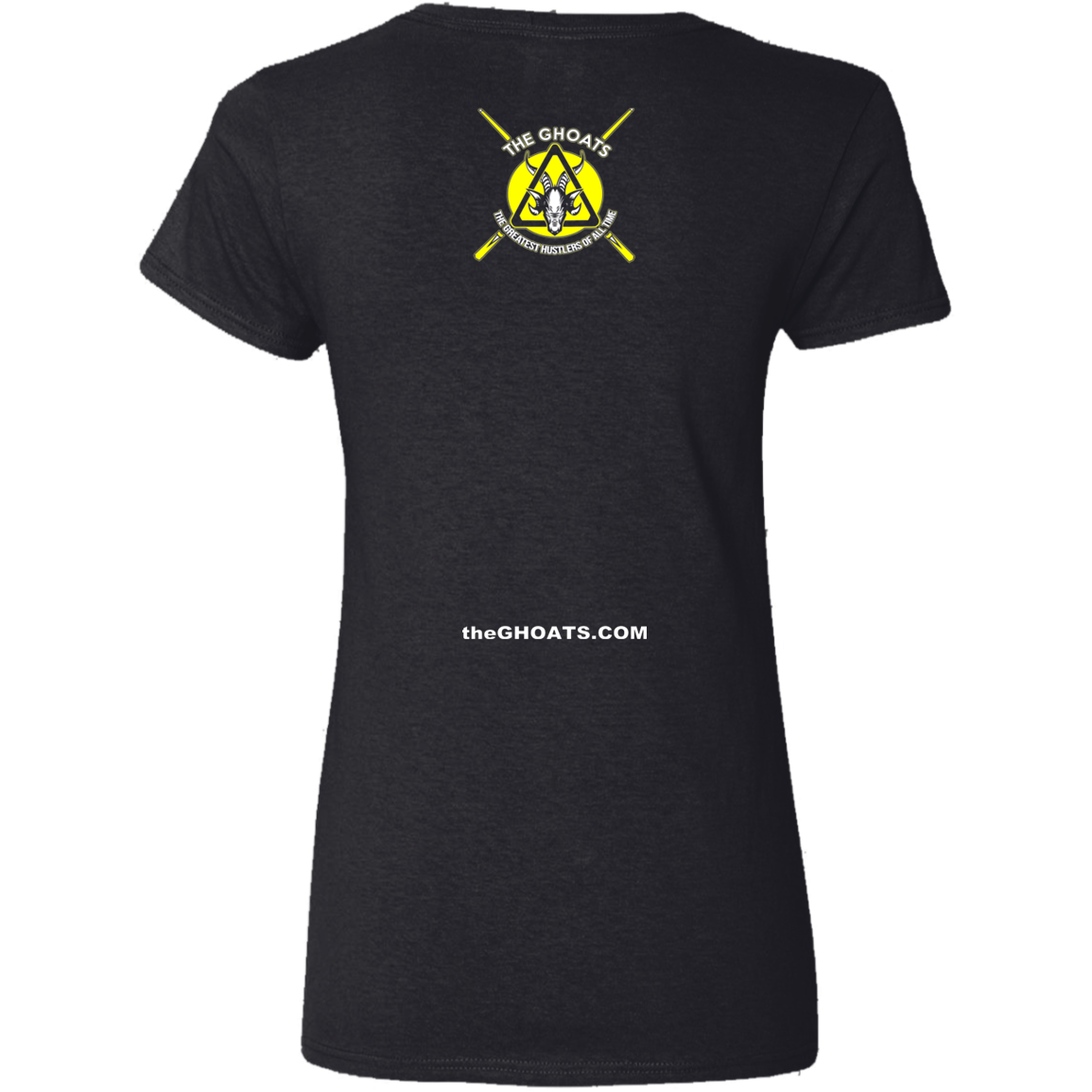 The GHOATS Custom Design #7. Rack Break Run Repeat. Ying Yang. Ladies' Basic V-Neck T-Shirt