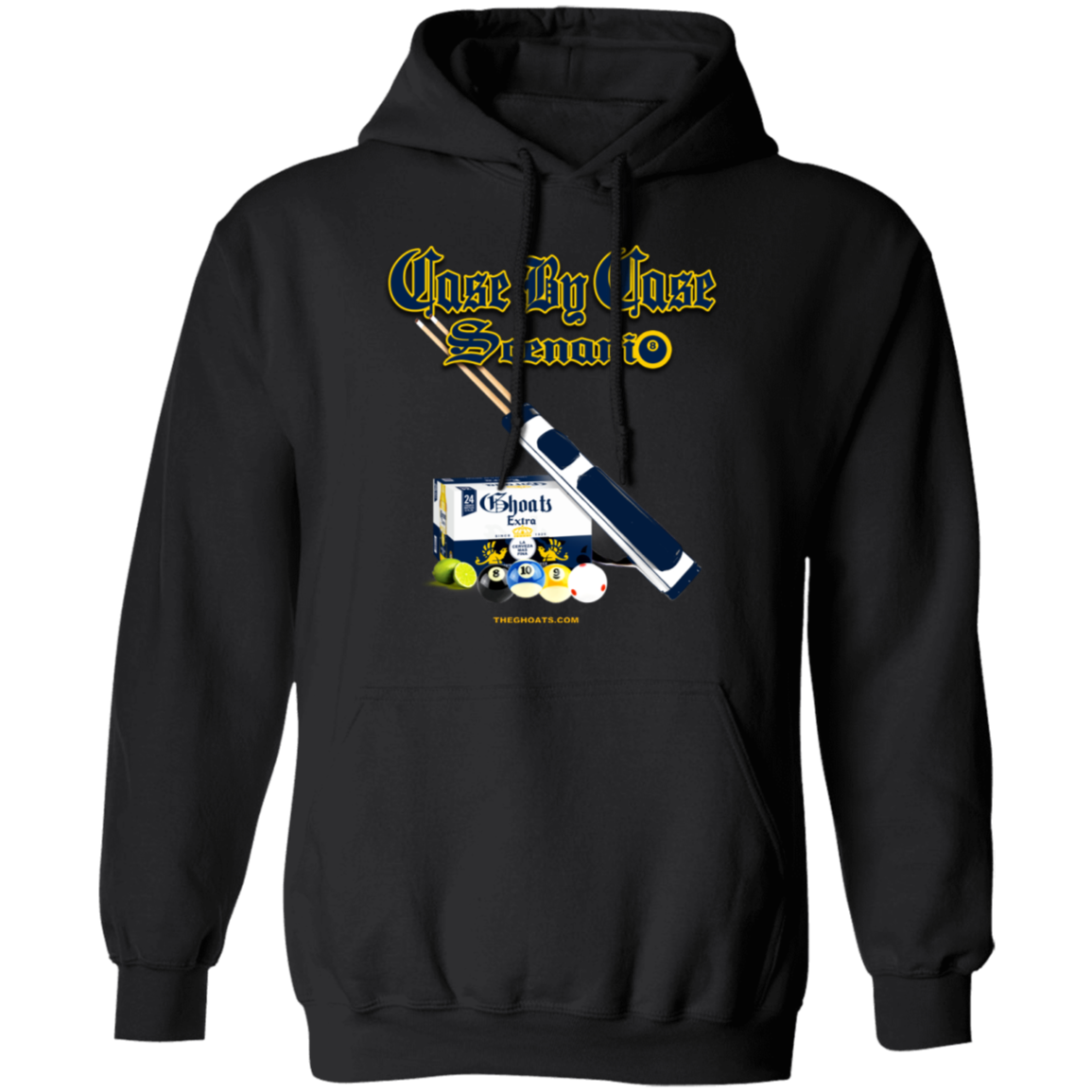 The GHOATS Custom Design. #6 Case by Case Scenario. Basic Pullover Hoodie