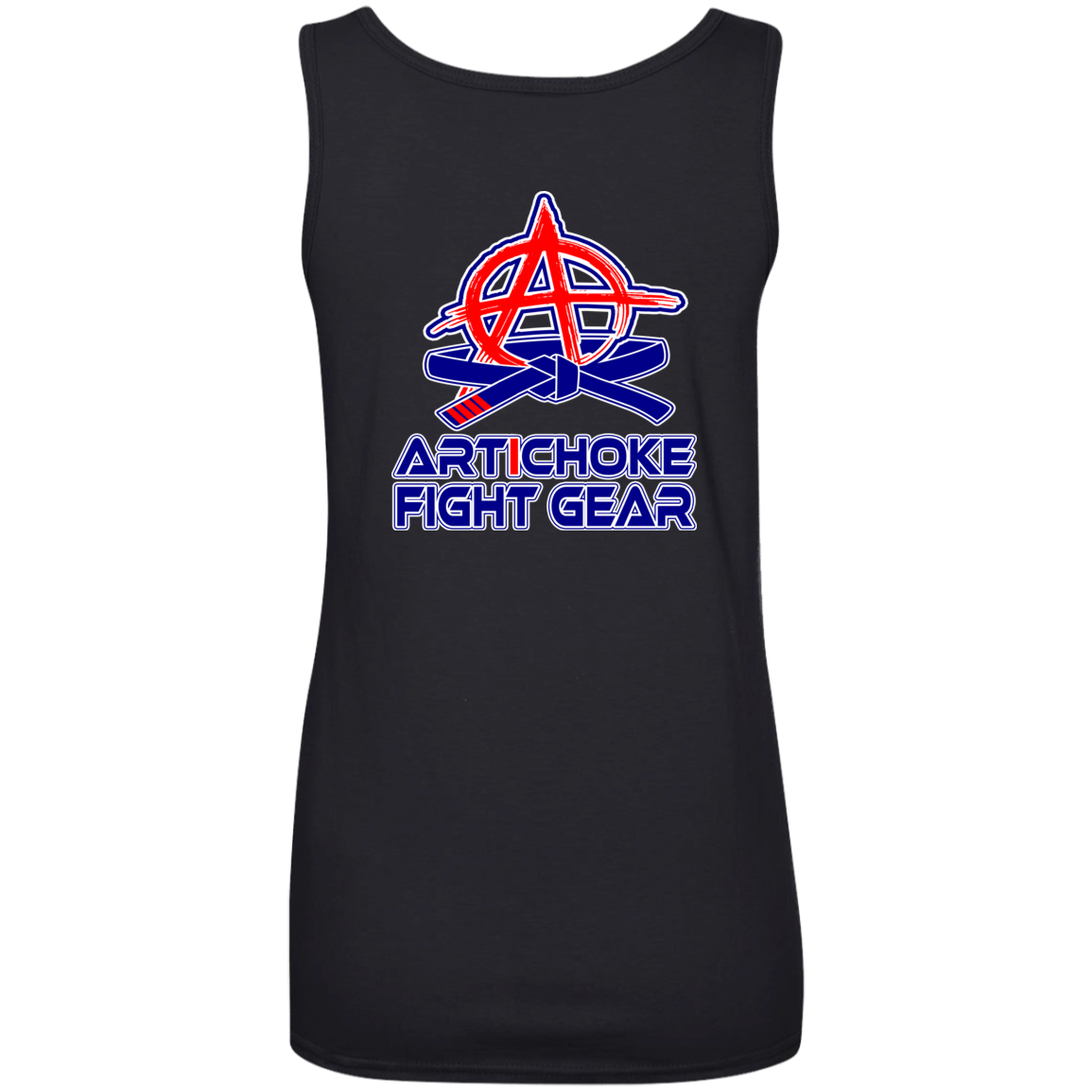 Artichoke Fight Gear Custom Design #14. Fedor Emelianenko Old Men Rule Fan Art. Ladies' 100% Ringspun Cotton Tank Top