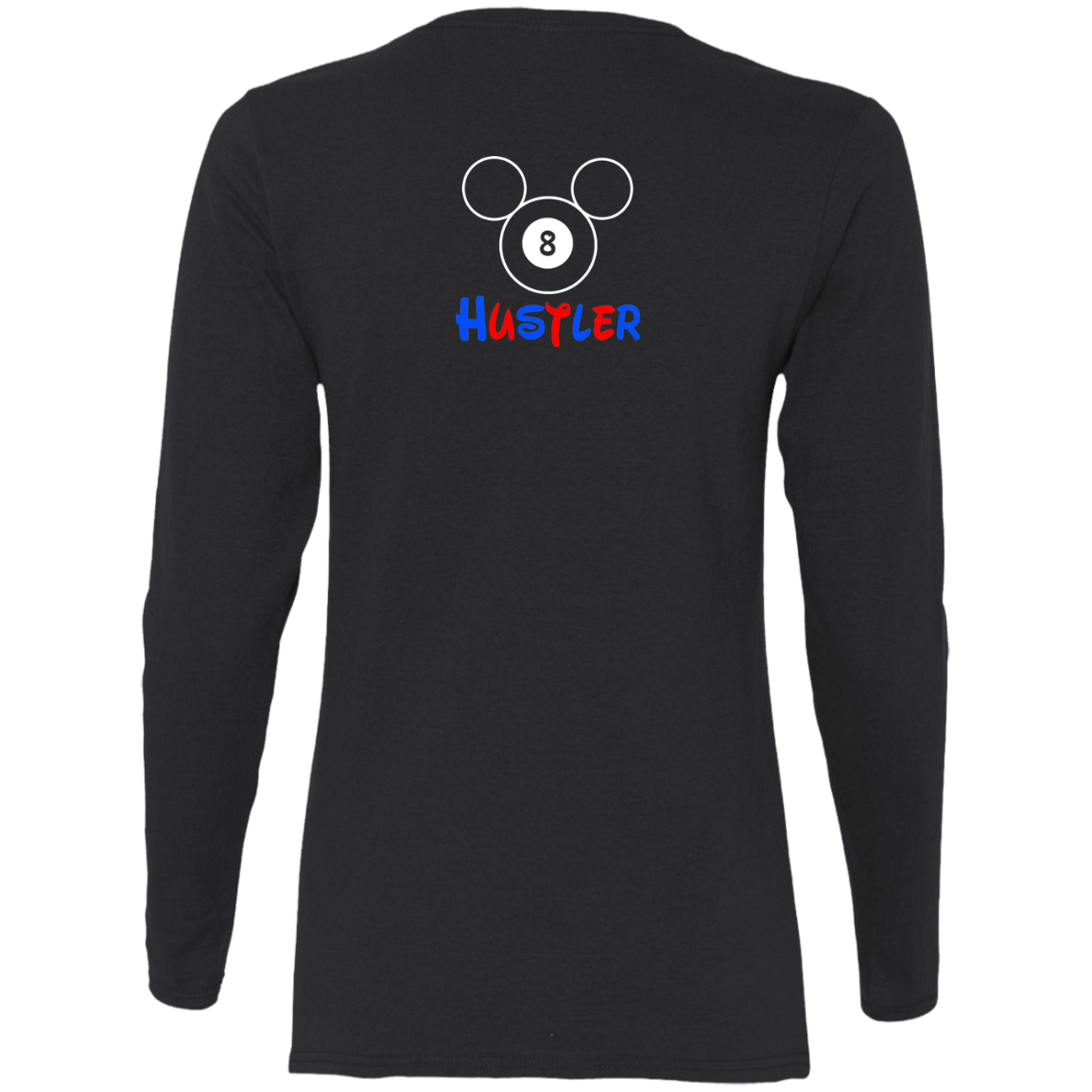 The GHOATS Custom Design. #18 Hustler Fan Art. Ladies' Cotton LS T-Shirt