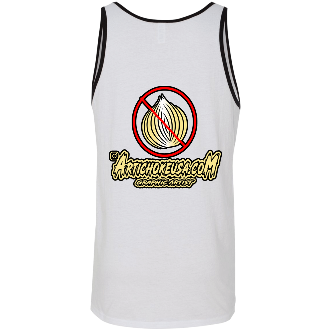 ArtichokeUSA Custom Design. Fuck Onions. Unisex Tank