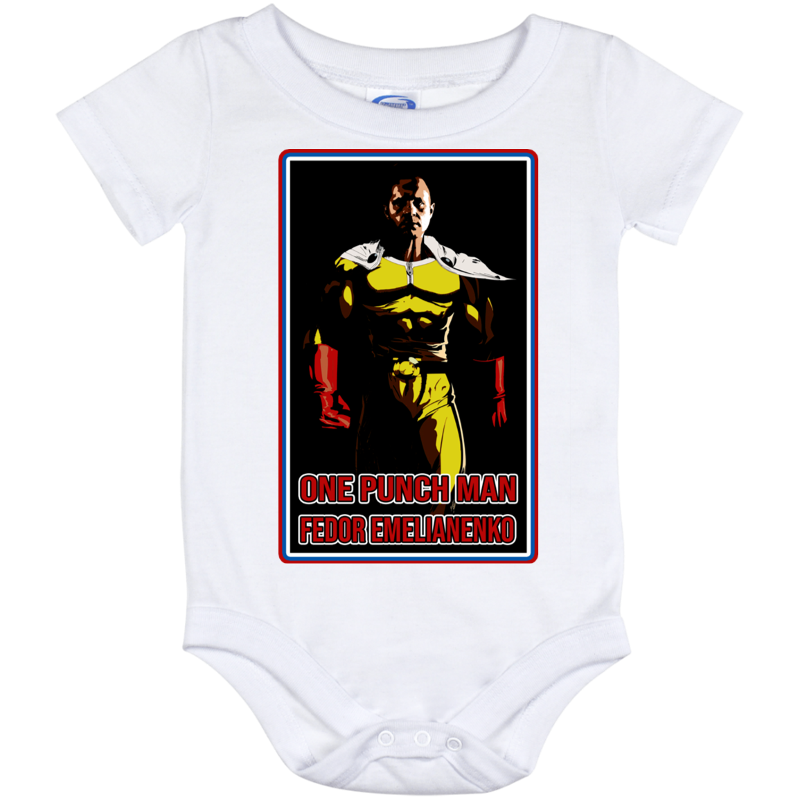 ArtichokeUSA Custom Design. One Punch Fedor. Fedor Emelianenko/One Punch Man Fan Art. Baby Onesie 12 Month