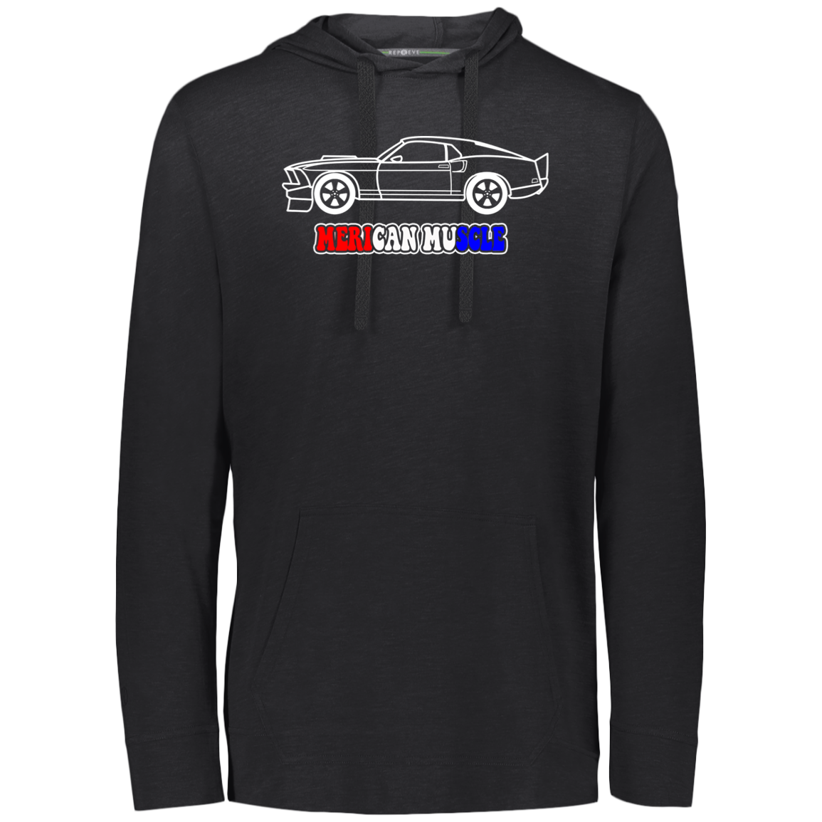 ArtichokeUSA Custom Design. Merican Muscle. Wu-Tang / Mustang Parody. Eco Triblend T-Shirt Hoodie