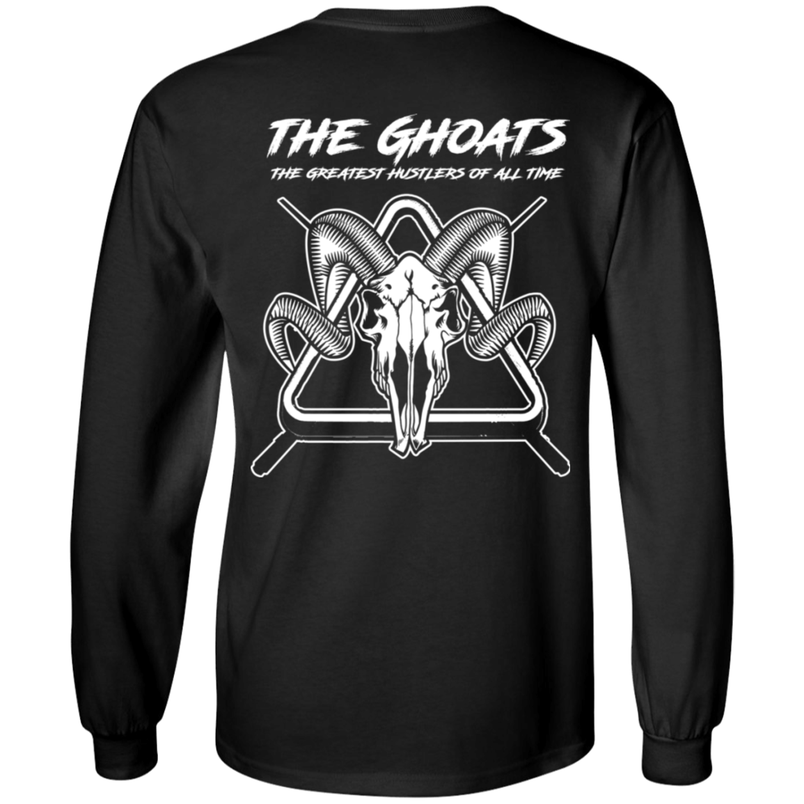The GHOATS Custom Design #28. Shoot Pool. 100% Basic Cotton Long Sleeve
