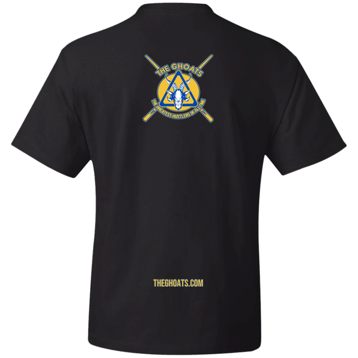 The GHOATS Custom Design. #12 GOLDEN STATE HUSTLERS. Heavy Cotton T-Shirt