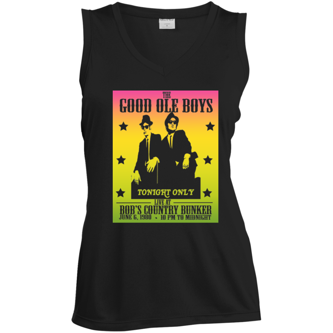 ArtichokeUSA Custom Design. The Good Ole Boys. Blues Brothers Fan Art. Ladies' Sleeveless V-Neck