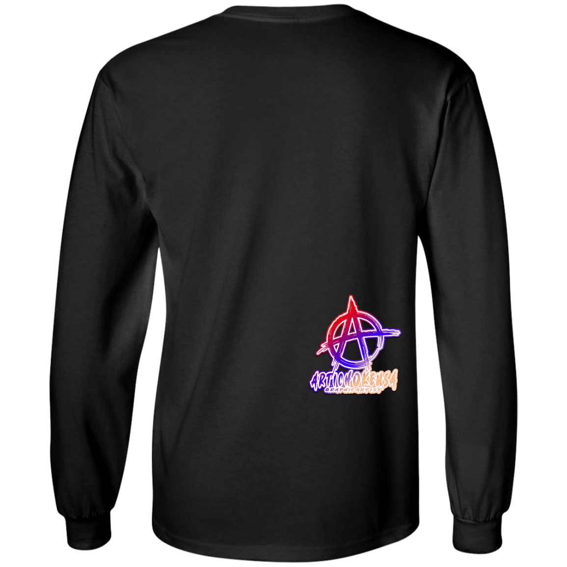 ArtichokeUSA Character and Font Design #2. Friends and Fam. Let’s Create Your Own Design Today.Long Sleeve 100% Cotton T-Shirt