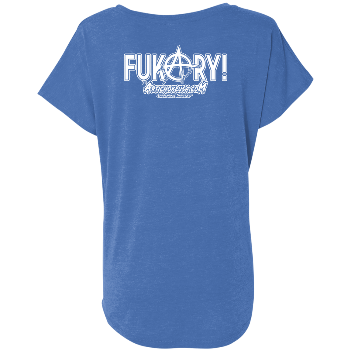 ArtichokeUSA Custom Design. FUKCERY. The New Bullshit. Ladies' Triblend Dolman Sleeve
