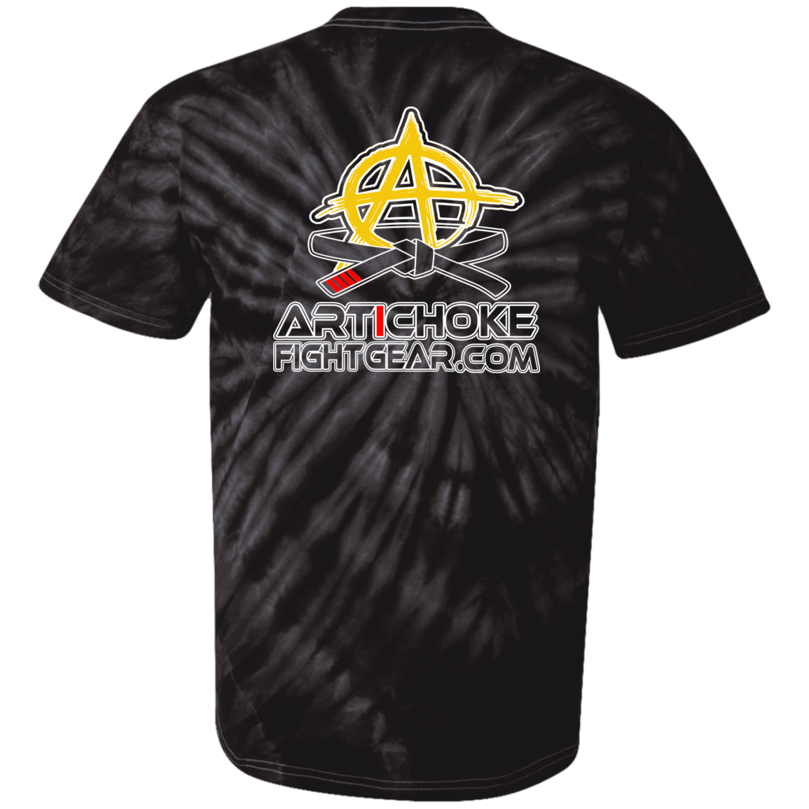 Artichoke Fight Gear Custom Design #2. USE ARMBARS. 100% Cotton Tie Dye T-Shirt