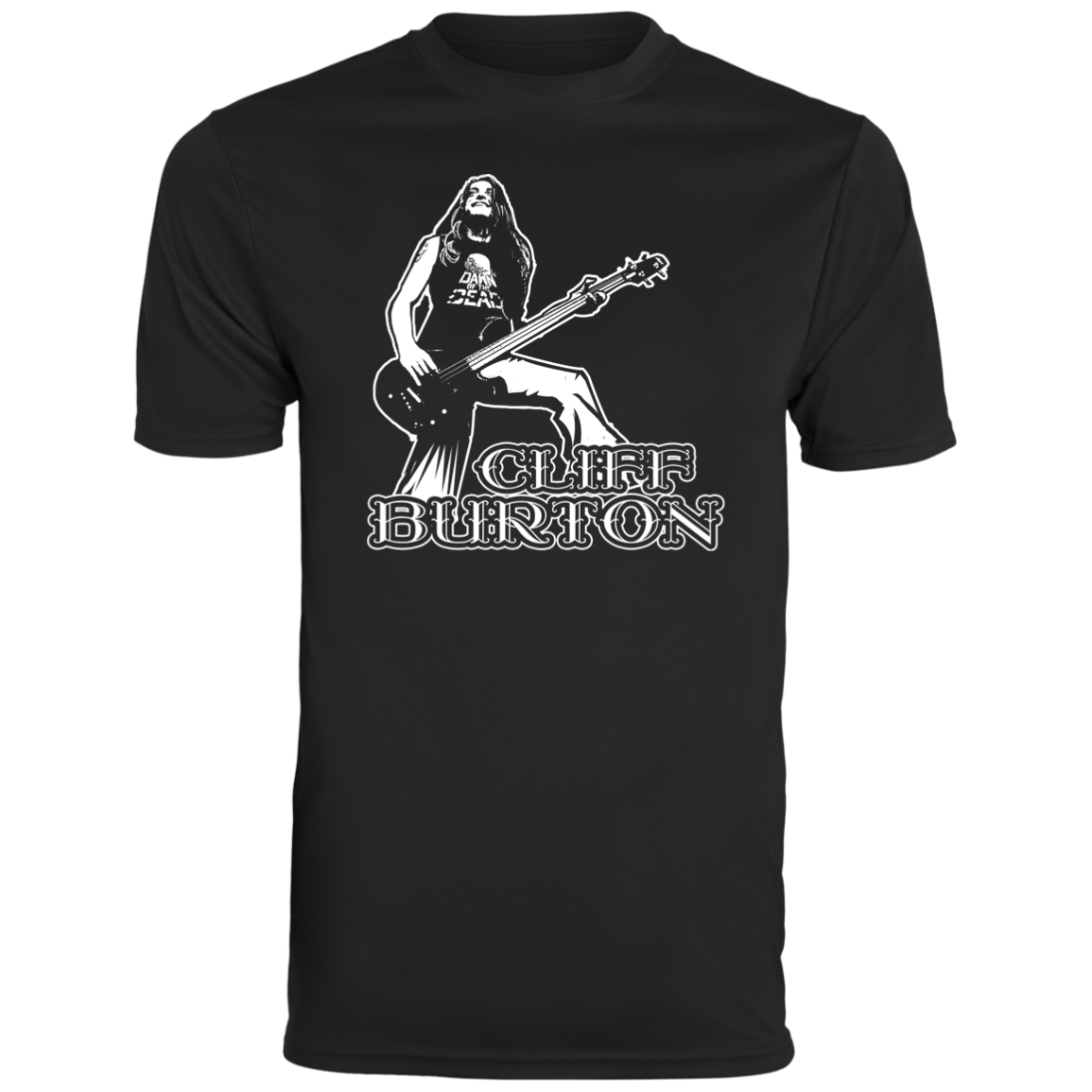 ArtichokeUSA Custom Design. Cliff Burton Tribute. Men's Moisture-Wicking Tee