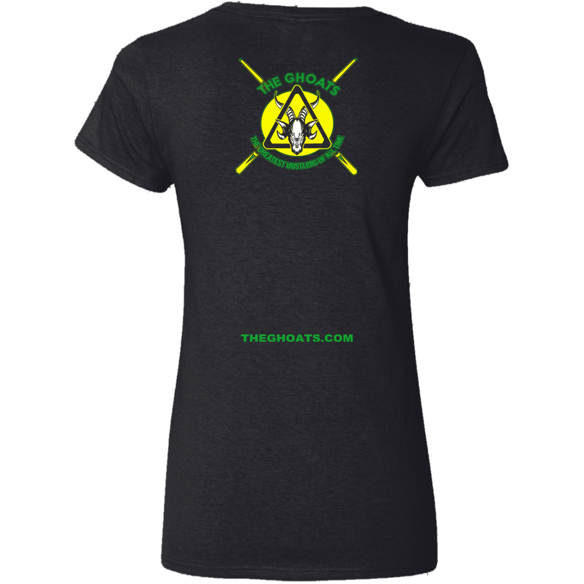 The GHOATS Custom Design. #13. GHOATS SMASH. Ladies' Basic V-Neck T-Shirt