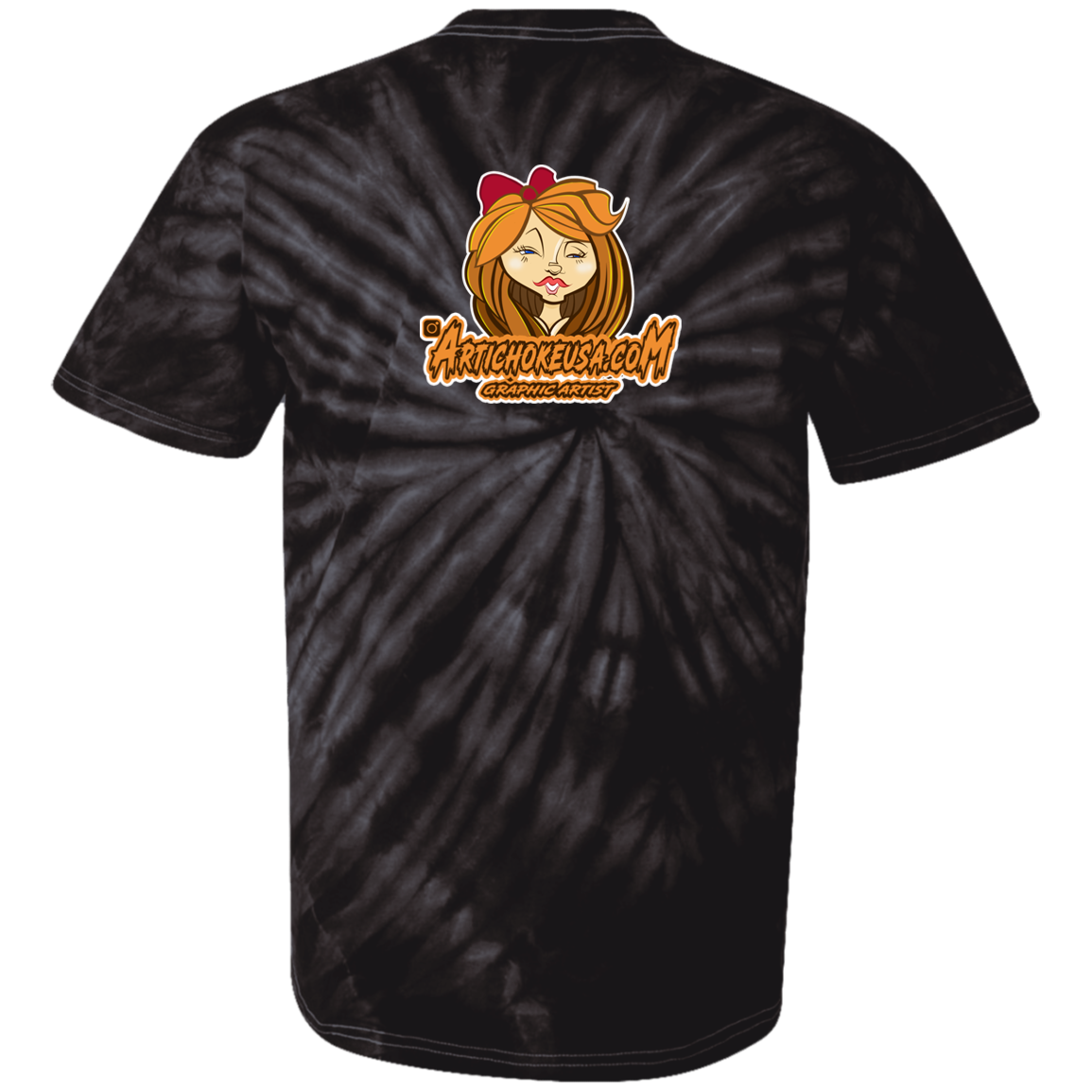 ZZ#21 Characters and Fonts. Aubrey. A show case of my characters and font styles. Youth Tie Dye T-Shirt