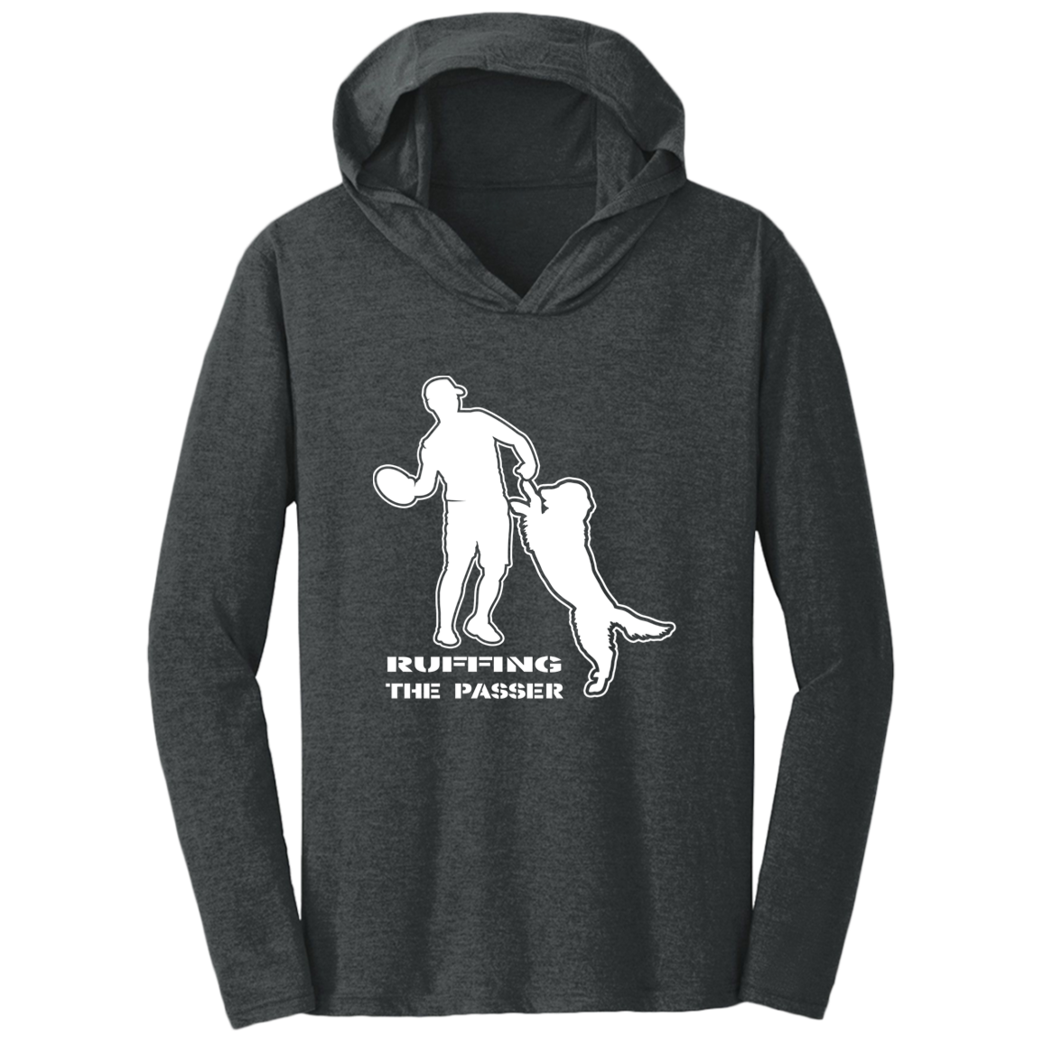 ArtichokeUSA Custom Design. Ruffing the Passer. Golden Lab Edition. Triblend T-Shirt Hoodie