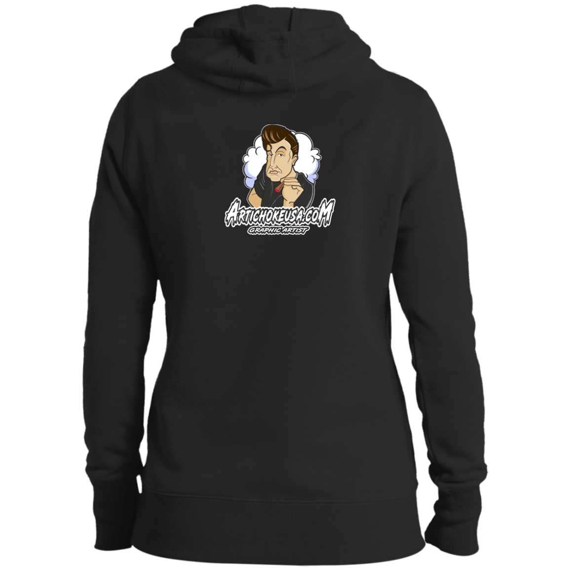 ArtichokeUSA Custom Design. Innovation. Elon Musk Parody Fan Art. Ladies' Pullover Hooded Sweatshirt