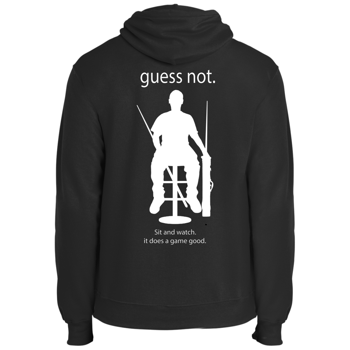 The GHOATS Custom Design. #40 Got Game? / Guess Not. Fleece Pullover Hoodie