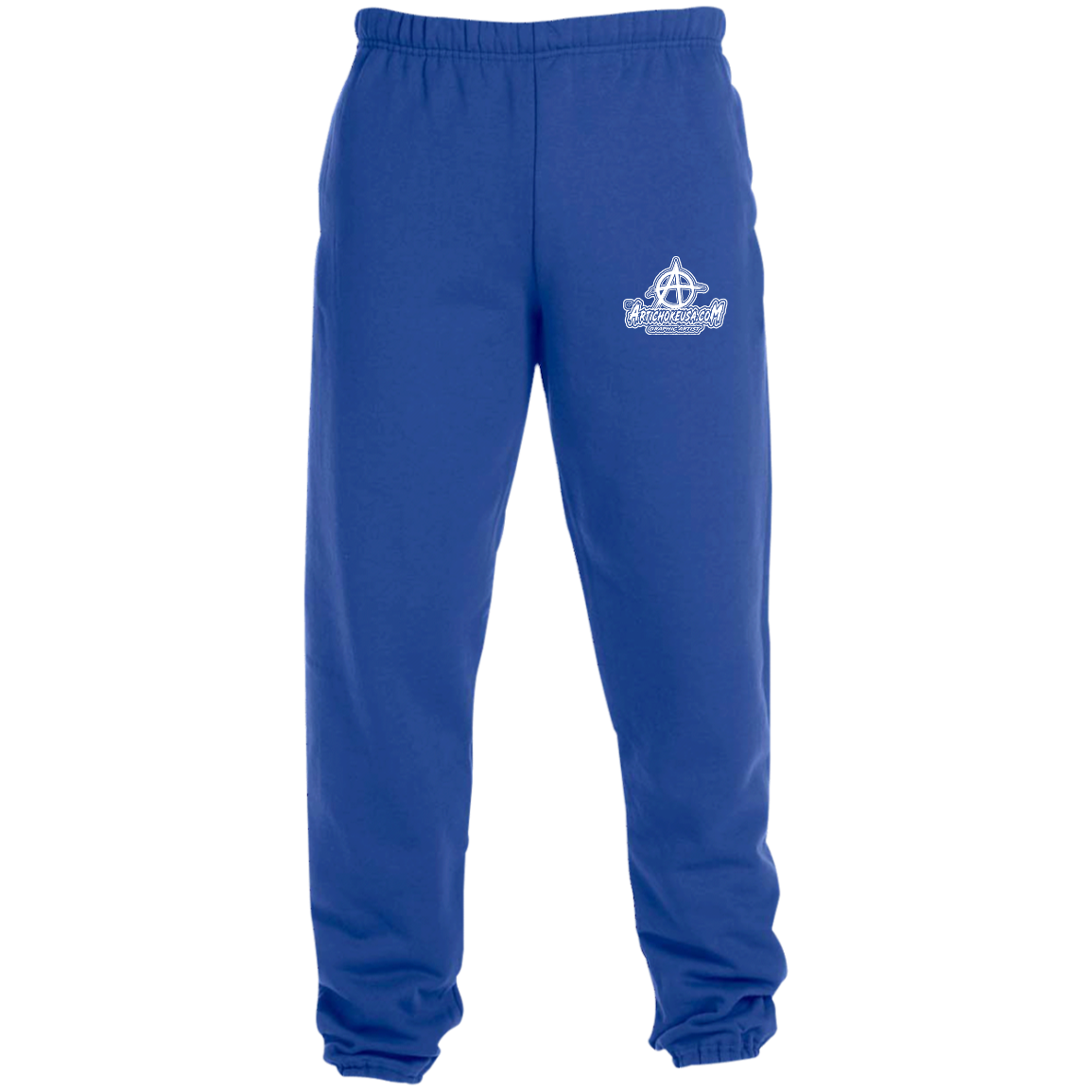 Embroidered Sweatpants with Pockets