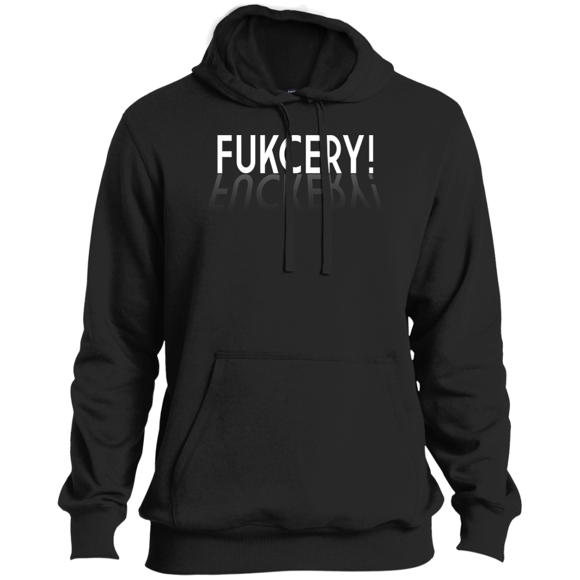 ArtichokeUSA Custom Design. FUKCERY. The New Bullshit. Tall Pullover Hoodie