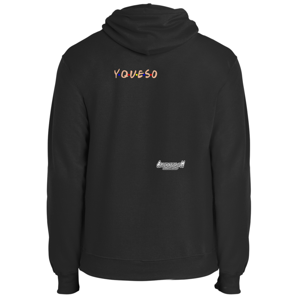 ArtichokeUSA Custom Design. FRIJOLE (CON QUESO). Fleece Pullover Hoodie