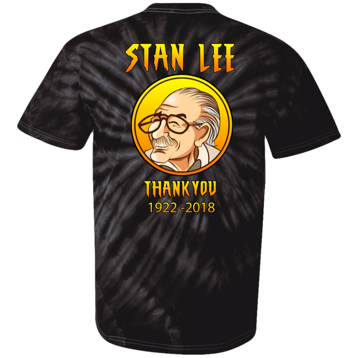 ArtichokeUSA Character and Font design. Stan Lee Thank You Fan Art. Let's Create Your Own Design Today. Youth Tie Dye T-Shirt