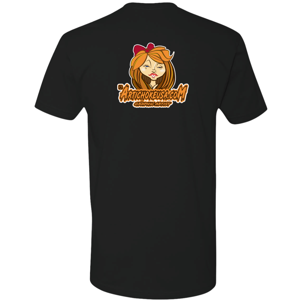 ZZ#21 Characters and Fonts. Aubrey. A show case of my characters and font styles. Premium Short Sleeve T-Shirt