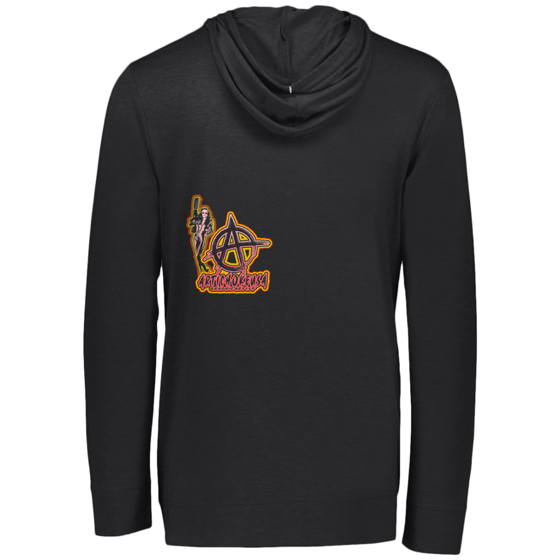 ArtichokeUSA Character and Font design. Let's Create Your Own Team Design Today. Mary Boom Boom. Eco Triblend T-Shirt Hoodie