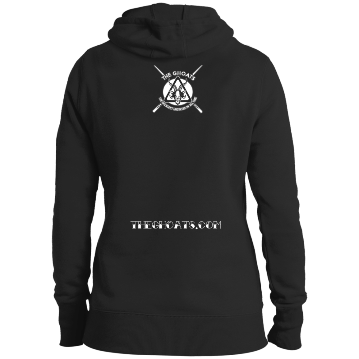 The GHOATS Custom Design. #28 Rack Em' (Ladies only). Ladies' Pullover Hoodie