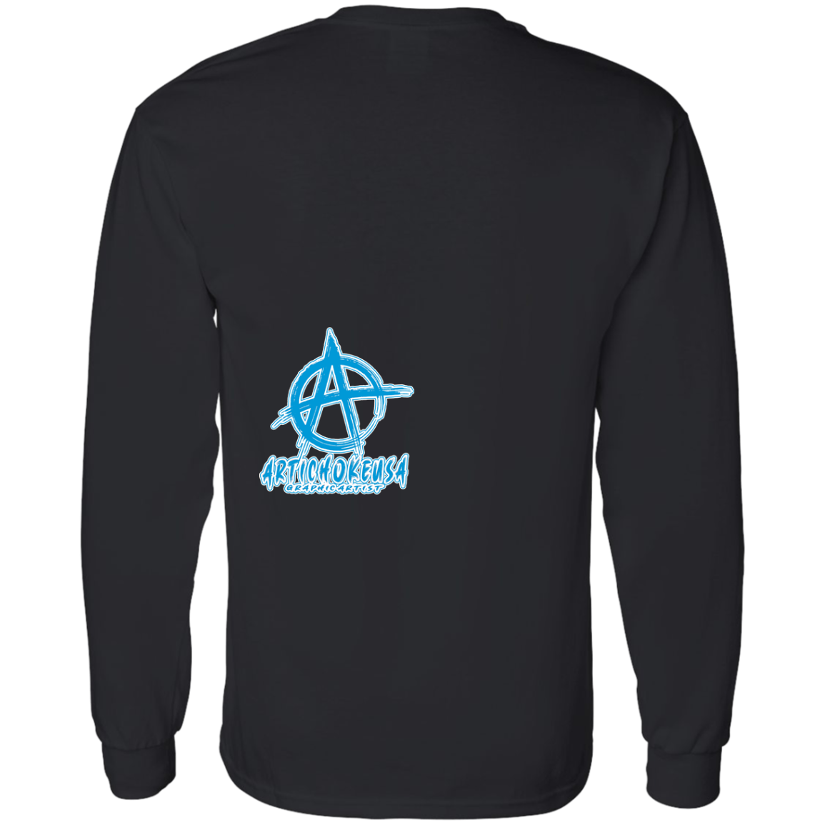 ArtichokeUSA Custom Design. Don't Eat Cookies And Spend Cache! Delete Them! Cookie Monster and Richie Rich Fan Art/Parody. 100 % Cotton LS T-Shirt