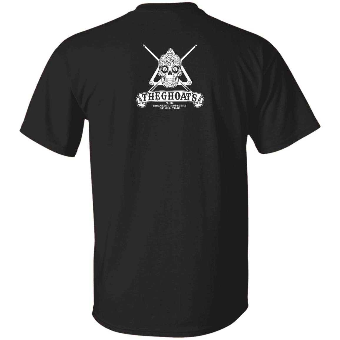 The GHOATS Custom Design #37. Sugar Skull Pool Theme. Youth Basic 100% Cotton T-Shirt