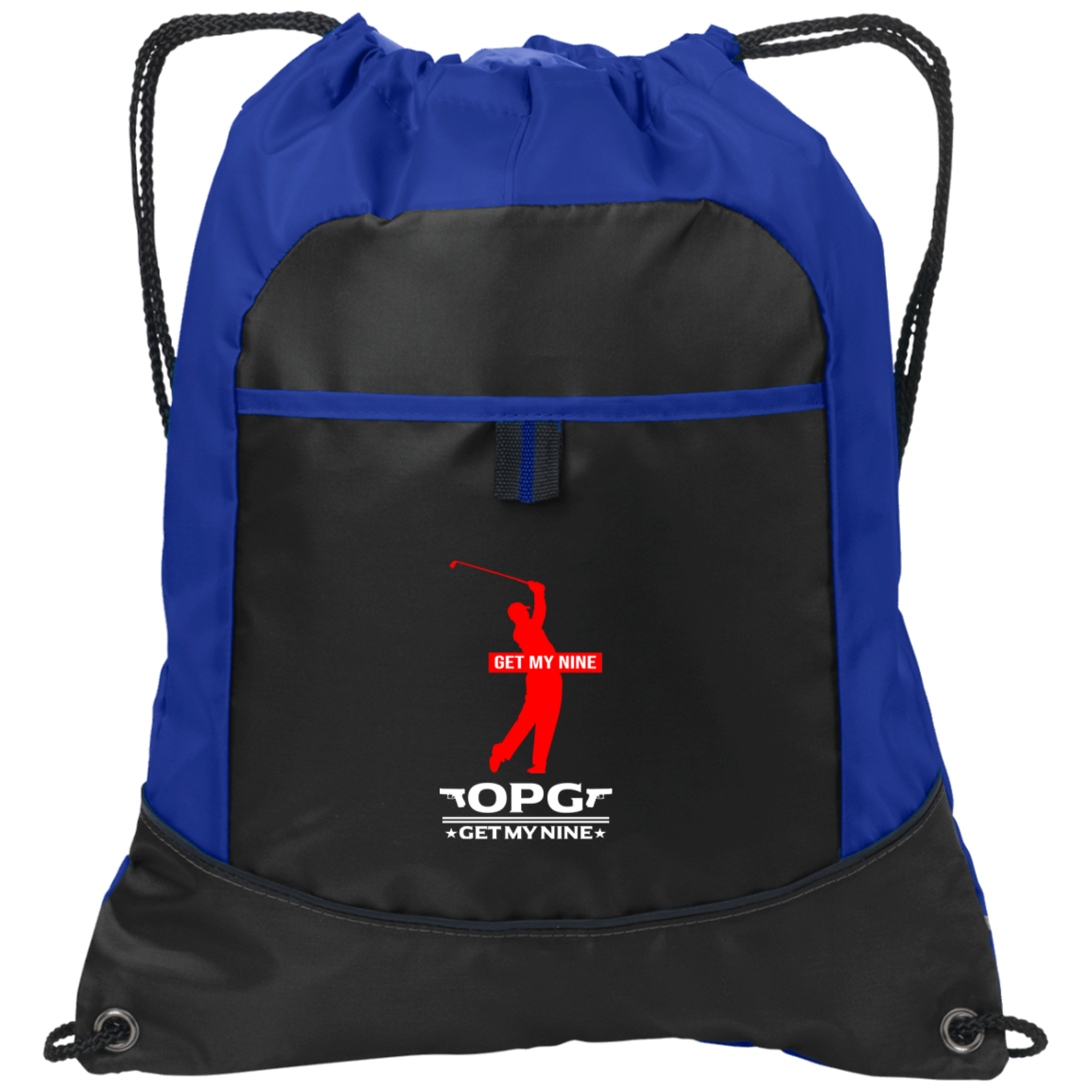 OPG Custom Design #16. Get My Nine. Male Version. Pocket Cinch Pack
